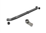 Traxxas Steering Link, 6061-T6 Aluminum (Dark Titanium) and Metal Servo Horn