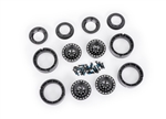 Traxxas Aluminum Wheels, 1.0", Black Anodized (4), TRX-4m