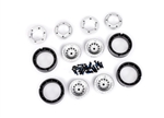 Traxxas Aluminum Wheels, 1.0", Silver Anodized (4), TRX-4m