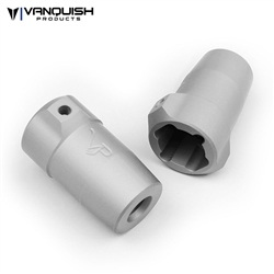 Vanquish Products Axial SCX10 Lockouts Clear Anodized