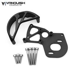 Vanquish Products VS4-10 Motor Mount / Gear Guard Black Anodized