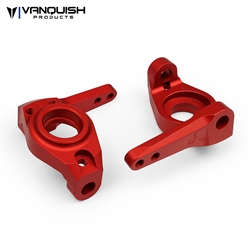 Vanquish Products Axial SCX10 8 Degree Knuckles Red Anodized