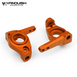 Vanquish Products Axial SCX10 8 Degree Knuckles Orange Anodized