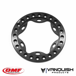 Vanquish Products OMF 1.9 Scallop Beadlock Black Anodized (1)