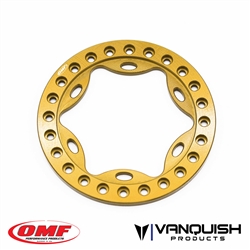 Vanquish Products OMF 1.9 Scallop Beadlock Gold Anodized (1)