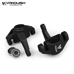 Vanquish Products Axial Yeti / EXO Steering Knuckles Black Anodized