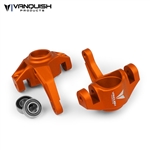 Vanquish Products Axial Yeti / EXO Steering Knuckles Orange Anodized