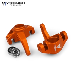 Vanquish Products Axial Yeti / EXO Steering Knuckles Orange Anodized