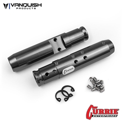 Vanquish Products Currie SCX10 Rear Tubes Grey Anodized