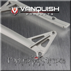 Vanquish Products Poison Spyder JK LED Light Bar Mount Silver Anodized