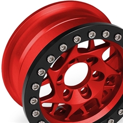 Vanquish Products Single KMC 1.9" XD127 Bully Wheel Red Anodized (1)