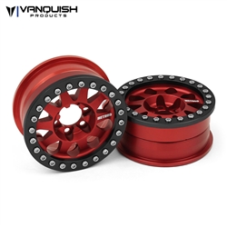 Vanquish Products Method 1.9" Race Wheel 101 Red Anodized V2 (2)