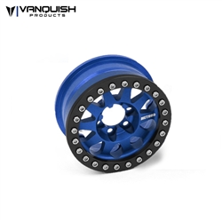 Vanquish Products Single Method 1.9" Race Wheel 101 Blue Anodized V2 (1)