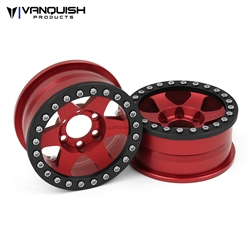 Vanquish Products Method 1.9" Race Wheel 310 Red Anodized (2)