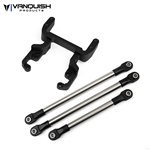 Vanquish Products SCX10 II Currie F9 Servo Mount Kit Black Anodized