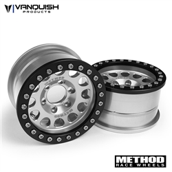 Vanquish Products Method 1.9" Race Wheel 105 Silver / Black Anodized (2)