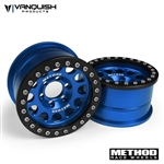 Vanquish Products Method 1.9" Race Wheel 105 Blue / Black Anodized (2)