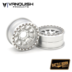 Vanquish Products Battle Born Wheels 1.9" Sierra Wheels Clear Anodized (2)