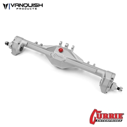 Vanquish Products Currie Portal F9 SCX10 II Rear Axle Clear Anodized