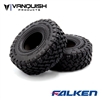 Vanquish Products Falken Wildpeak M/T 4.65 - 1.9" Tires - Red Compound (2)