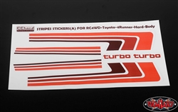 RC4WD Retro Body Stripes for 1985 Toyota 4Runner Hard Body