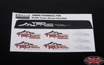 RC4WD Front Windshield Decals for 1985 Toyota 4Runner Hard Body