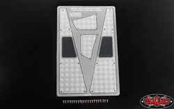 RC4WD Steel Front Side Hood Diamond Plates for RC4WD Gelande II 2015 Land Rover Defender D90