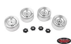 RC4WD Rad 1.9" Aluminum Internal Beadlock Wheels (Silver) (4)