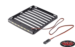 RC4WD Flat Roof Rack with LED Light Bar for Axial SCX24 JT Gladiator