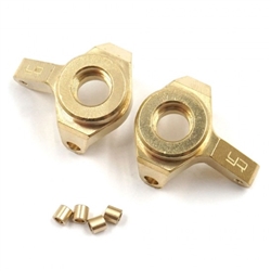 Yeah Racing Brass Front Steering Knuckles (Left and Right) for Axial SCX24