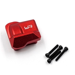 Yeah Racing Aluminum Front or Rear Diff Cover for Traxxas TRX-4M - Red (1)