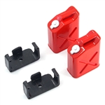 Yeah Racing 1/10 RC Rock Crawler Accessories - Fuel Can Red (2)