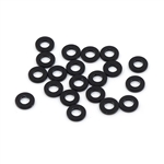 Yeah Racing Aluminum M3 Flat Washer 0.25mm (20pcs) Black