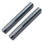 Yeah Racing Threaded Aluminum Link Pipe 6x45mm (2) Gunmetal