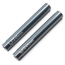 Yeah Racing Threaded Aluminum Link Pipe 6x45mm (2) Gunmetal