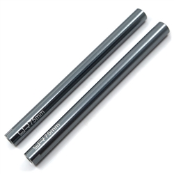 Yeah Racing Threaded Aluminum Link Pipe 6X75mm (2pcs) Gunmetal