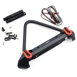 Yeah Racing Aluminum Alloy Front Bumper w/ LED Light For SCX10 II - TRX-4