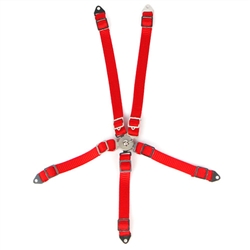 Yeah Racing Scale Accessory Safety Belt Red For 1/10 RC Crawler