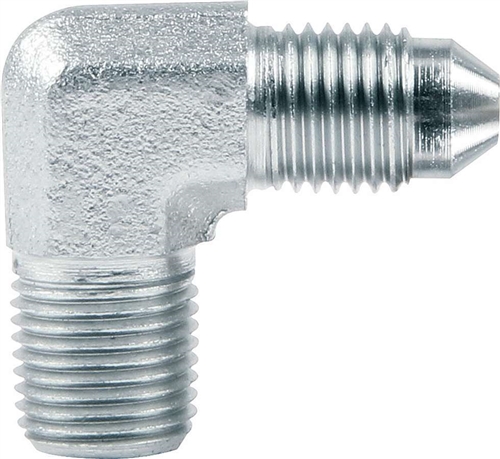 Adapter 90 Degree 3 AN Male to 1/8 in NPT. Steel.