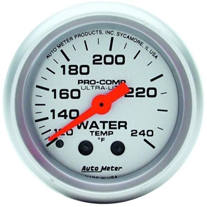 Auto Meter 4332 Ultra-Lite Water Temperature Gauge