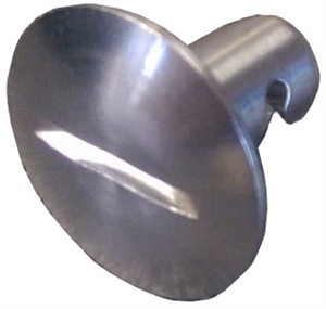 XXX Dzus Button.  Aluminum.  0.500". Large Head.