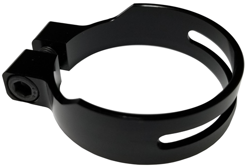 Billet Hose Clamp for 1 1/2" Radiator Hose. Black.