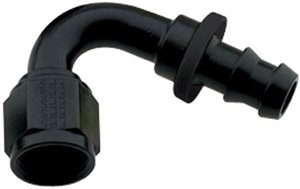 Push Lock Fitting. 120° (-10) Black.