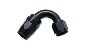 Swivel Hose End. (120°) (-4) Black.