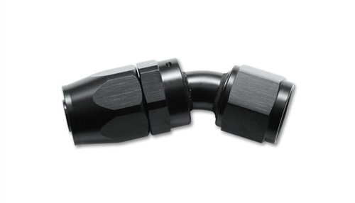 Swivel Hose End. (30°) (-6) Black.