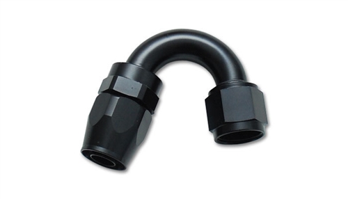 Swivel Hose End. (150°) (-6) Black.