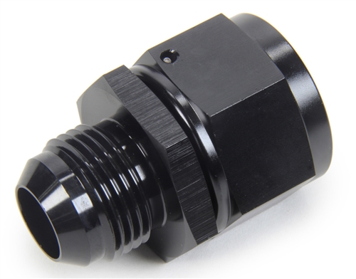 Aluminum Bulkhead Fitting.  Straight.  -6.