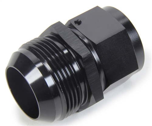 Aluminum Bulkhead Fitting.  Straight.  -6.