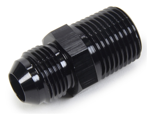 -4 AN To 1/4" NPT Straight Fitting.  Black Anodized.