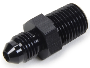 -4 AN To 1/4" NPT Straight Fitting.  Black Anodized.